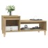 Mesa de centro madera contrachapada roble Sonoma 100x50x45