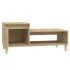 Mesa de centro madera contrachapada roble Sonoma 100x50x45