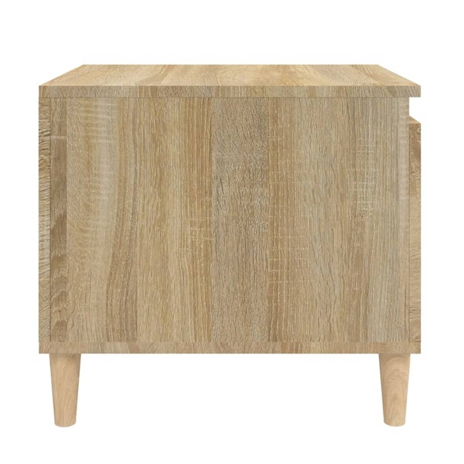 Mesa de centro madera contrachapada roble Sonoma 100x50x45