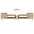 Mesa de centro madera contrachapada roble Sonoma 100x50x45