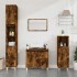 Armario de baño madera contrachapada roble ahumado 65x33x60