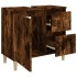 Armario de baño madera contrachapada roble ahumado 65x33x60