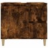 Armario de baño madera contrachapada roble ahumado 65x33x60
