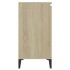 Aparador de madera contrachapada color roble Sonoma 60x35x70