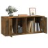 Mueble para TV madera contrachapada roble ahumado 100x35x40