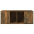 Mueble para TV madera contrachapada roble ahumado 100x35x40