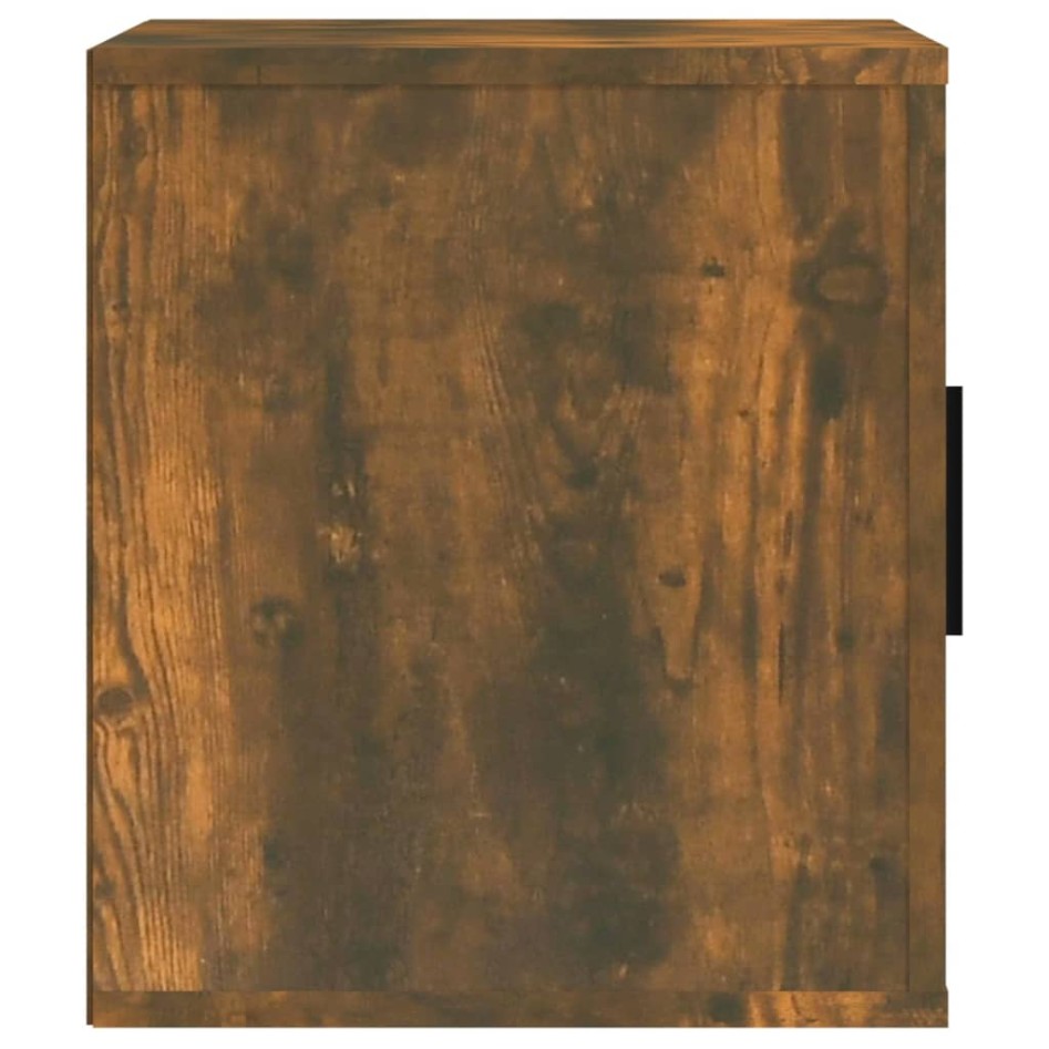 Mueble para TV madera contrachapada roble ahumado 100x35x40