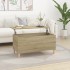 Mesa de centro madera contrachapada roble Sonoma 90x44,5x45