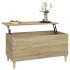 Mesa de centro madera contrachapada roble Sonoma 90x44,5x45