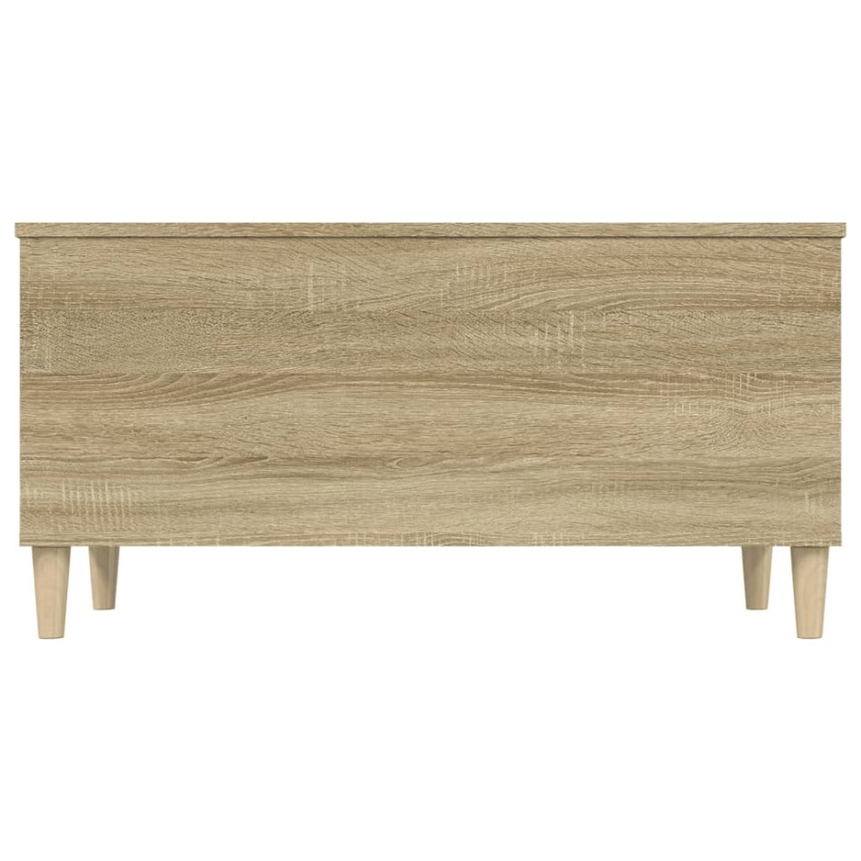 Mesa de centro madera contrachapada roble Sonoma 90x44,5x45
