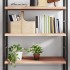 Estante de pared madera maciza roble sin tratar 80x60x(2-4)