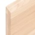Estante de pared madera maciza roble sin tratar 80x60x(2-4)