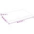 Estante de pared madera maciza roble sin tratar 80x60x(2-4)