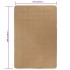 Alfombra de yute con reverso de latex color natural 140x200