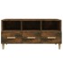 Mueble de TV madera contrachapada roble ahumado 102x36x50
