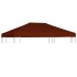 Toldo de cenador terracota 310 g/m² 3x4
