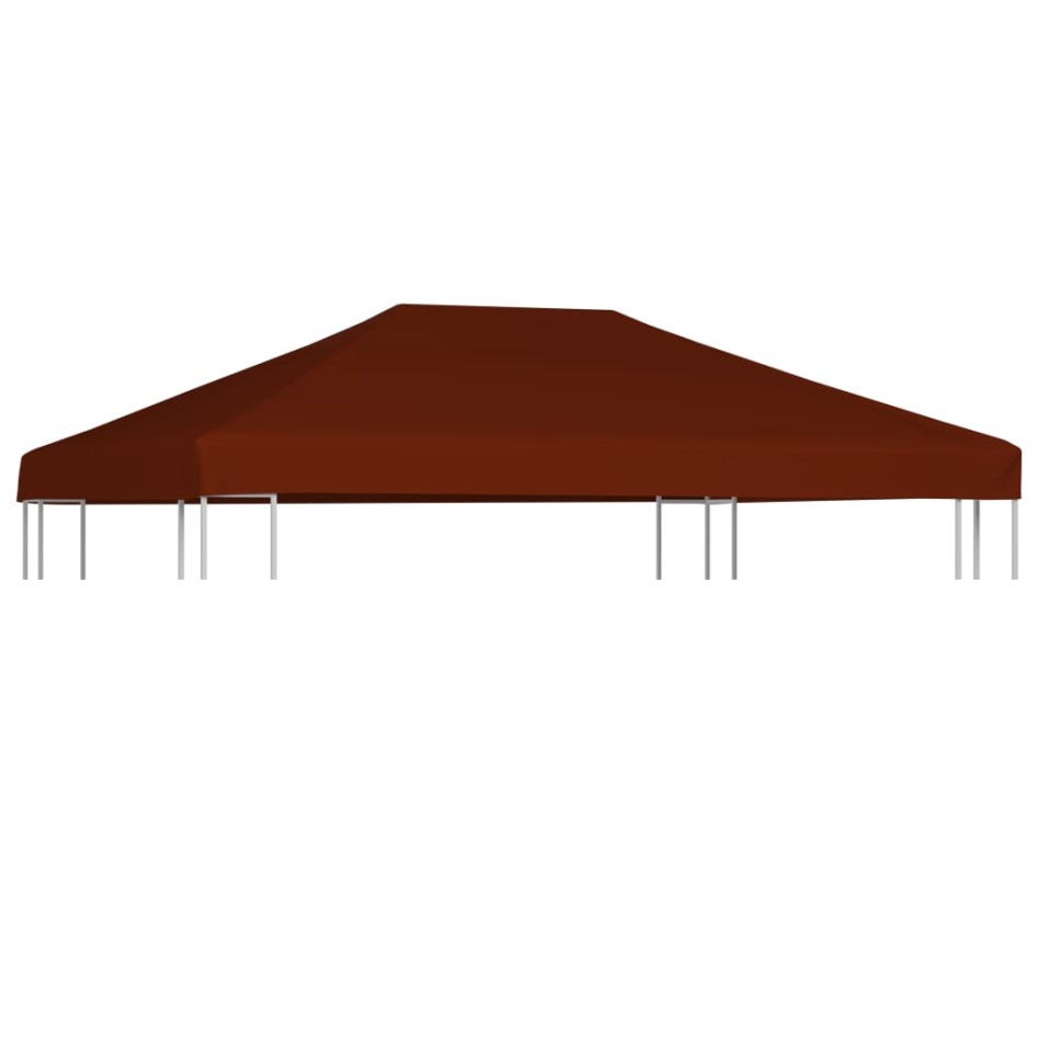 Toldo de cenador terracota 310 g/m² 3x4