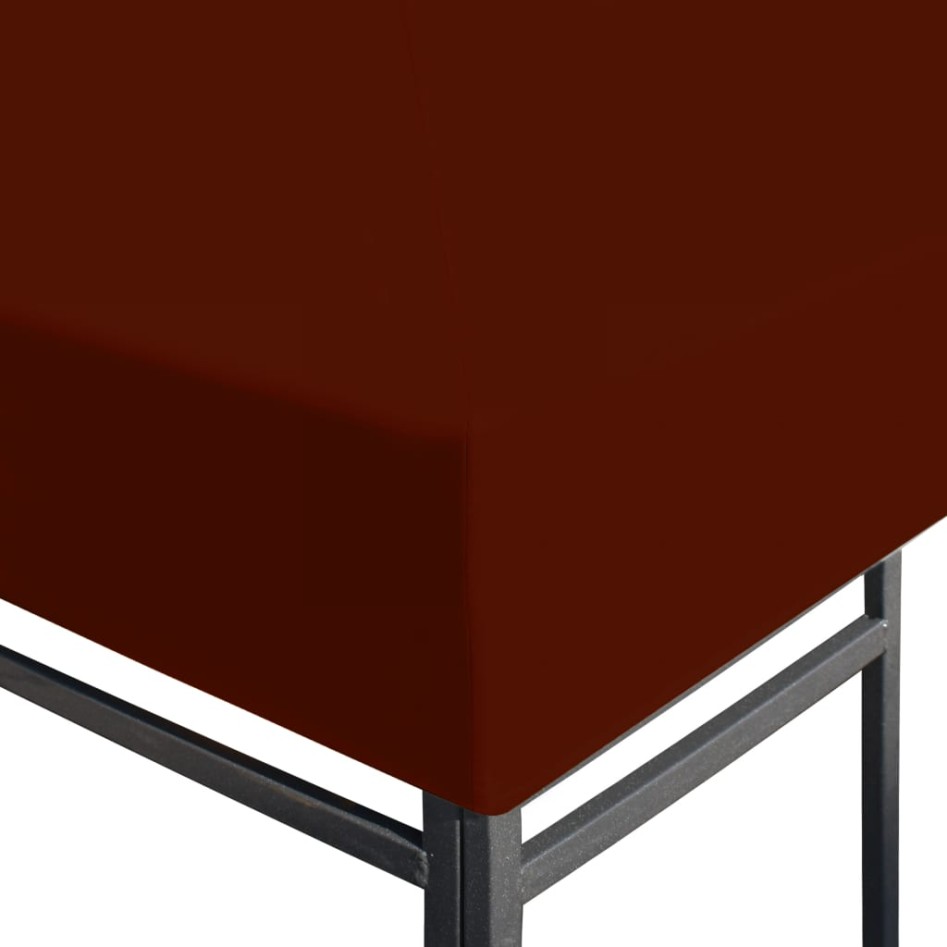 Toldo de cenador terracota 310 g/m² 3x4