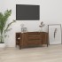 Mueble para TV madera contrachapada marrón roble 102x44,5x50