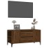 Mueble para TV madera contrachapada marrón roble 102x44,5x50