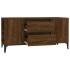 Mueble para TV madera contrachapada marrón roble 102x44,5x50