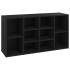 Banco zapatero de madera contrachapada negro 103x30x54,5