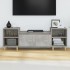 Mueble para TV madera contrachapada gris hormigón 160x35x55