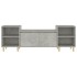 Mueble para TV madera contrachapada gris hormigón 160x35x55
