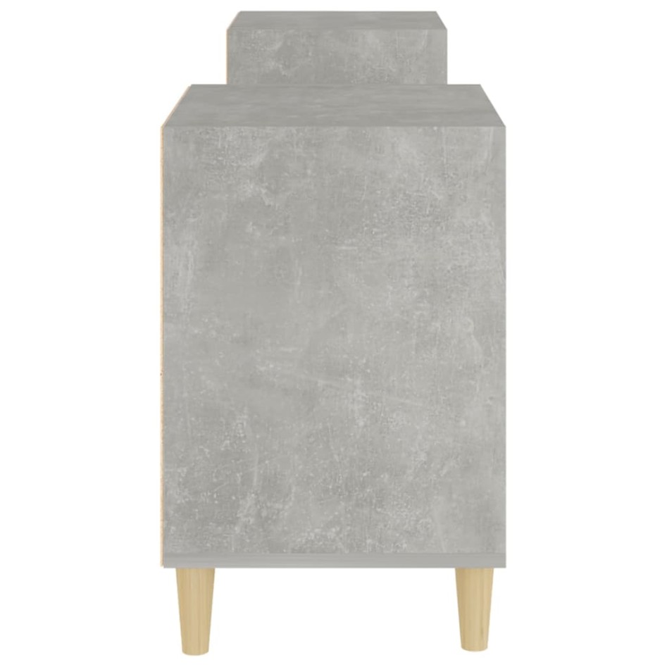 Mueble para TV madera contrachapada gris hormigón 160x35x55