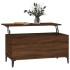 Mesa de centro madera contrachapada roble marrón 90x44,5x45