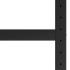 Estructura de banco de trabajo metal negro y rojo 150x57x79