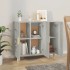 Aparador de madera de ingeniería gris hormigón 90x34x80