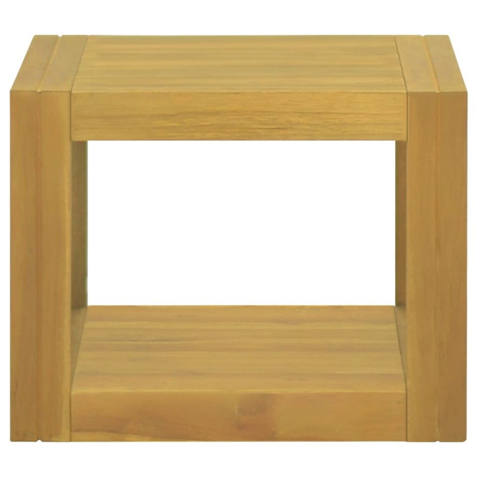 Armario de baño de pared madera maciza de teca 45x45x35
