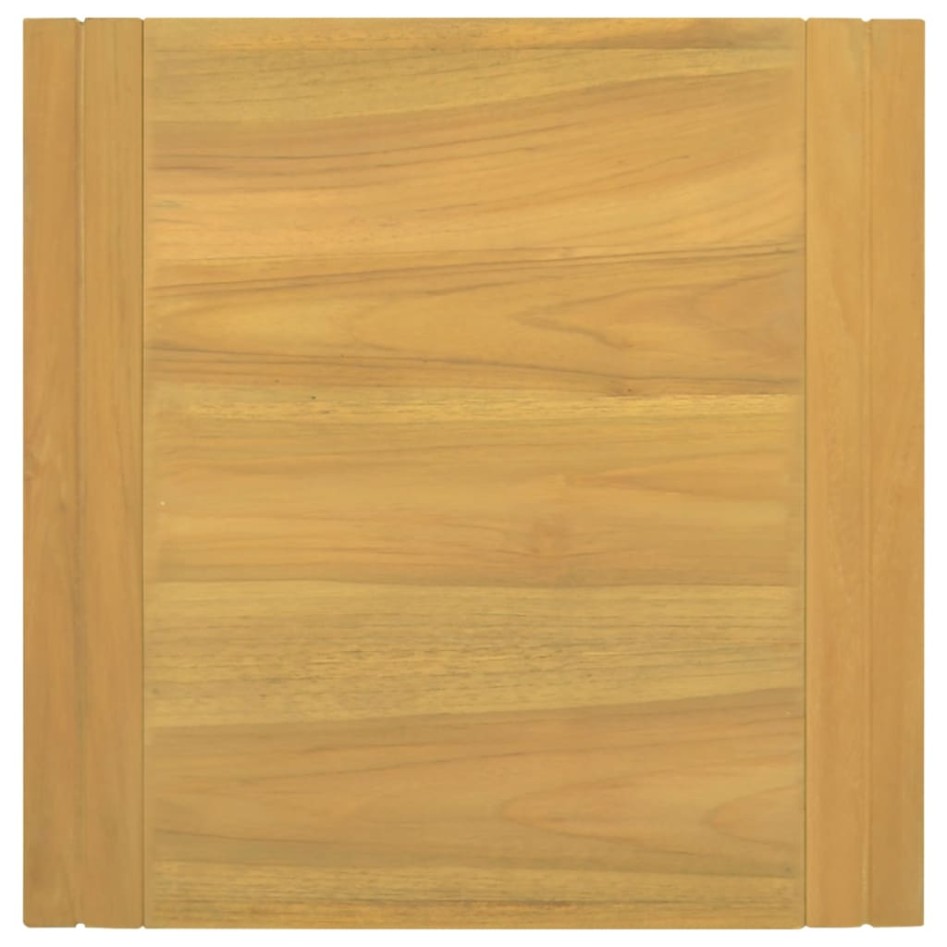Armario de baño de pared madera maciza de teca 45x45x35