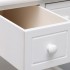 Mesa auxiliar madera de Paulownia blanco 40x40x40