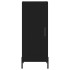 Aparador de madera contrachapada negro 34,5x34x90