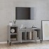 Mueble de TV madera contrachapada gris Sonoma 100x35x55