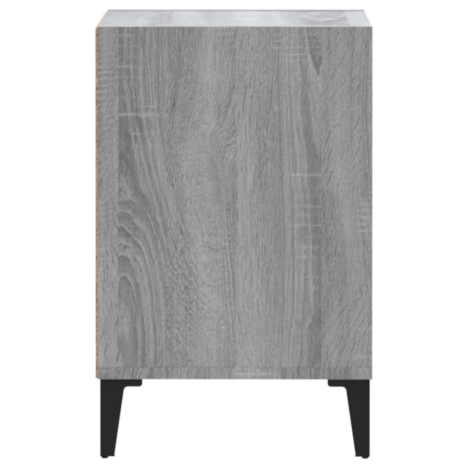 Mueble de TV madera contrachapada gris Sonoma 100x35x55