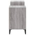 Mueble para TV madera contrachapada gris Sonoma 160x35x55