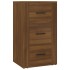 Aparador de madera contrachapada marrón roble 40x33x70