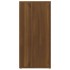 Aparador de madera contrachapada marrón roble 40x33x70