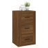 Aparador de madera contrachapada marrón roble 40x33x70