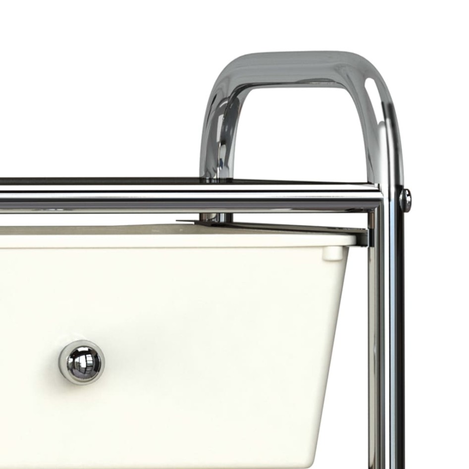 Carrito de almacenaje portátil 4 cajones plástico