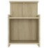 Mesitas de noche 2 uds contrachapada roble Sonoma 40x35x60