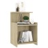 Mesitas de noche 2 uds contrachapada roble Sonoma 40x35x60