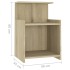 Mesitas de noche 2 uds contrachapada roble Sonoma 40x35x60
