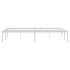 Estructura de cama sin colchón metal blanco 120x200