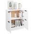 Aparador de madera contrachapada blanco 60x30x70