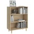 Aparador de madera contrachapada roble Sonoma 69,5x32,5x90