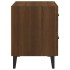 Mesita de noche 2 unidades roble marrón 40x35x47,5